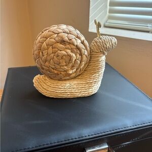 Decorative Wicker Snail